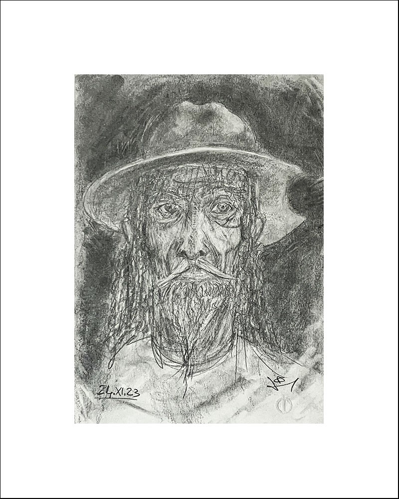 Don Quijote, portrait, 24.XI.23