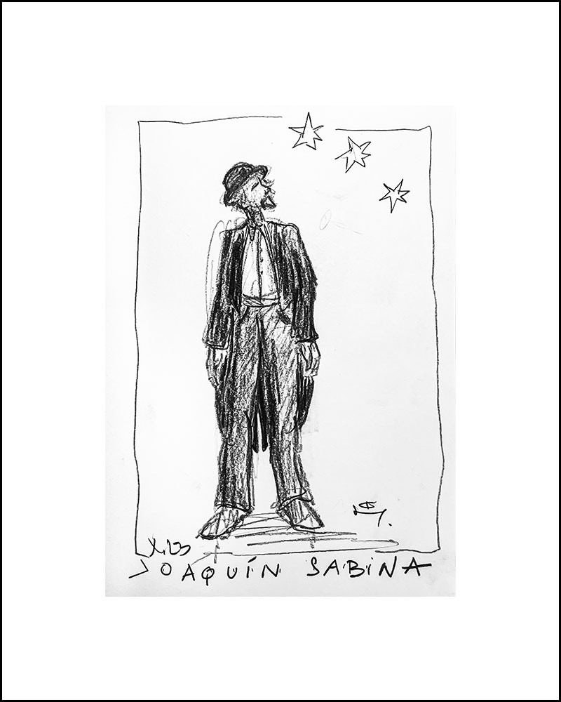 Joaquín Sabina et les étoiles 