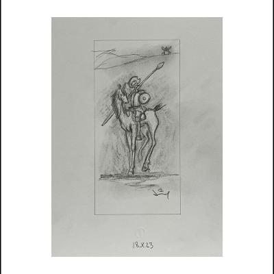 Don Quichotte et le moulin