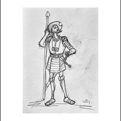 Le chevalier et son Leica 