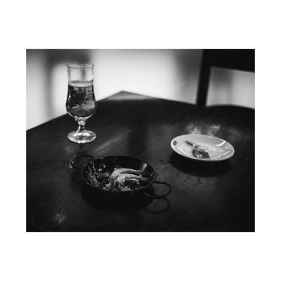 Granada, une bière et des crevettes