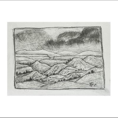 Un paysage andalou, le désert 23.XI.23