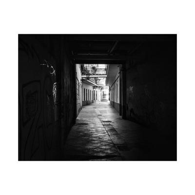 Sevilla, rue, clair-obscur
